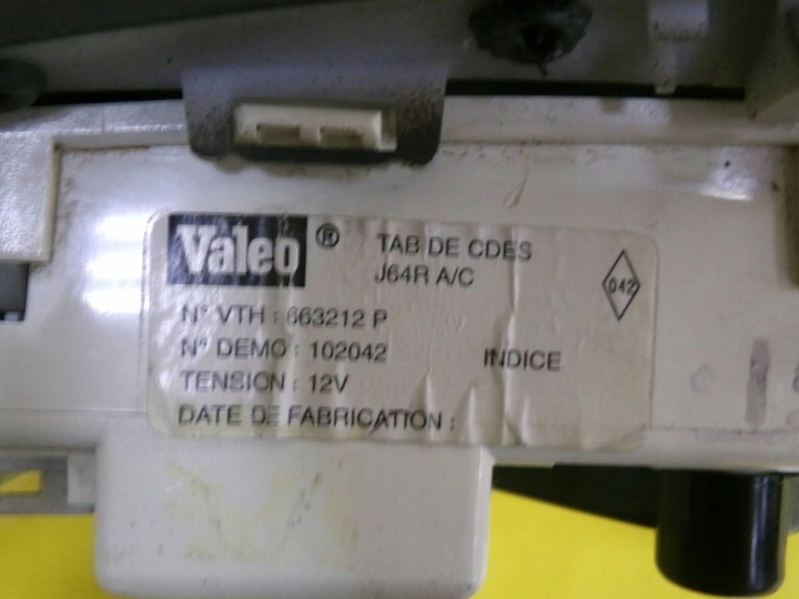 фото №5, Панель управление воздуховод renault scenic i 663212p nr887
