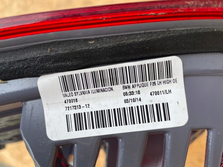 фото №9, Bmw x3 f25 лампи задні комплект європейські