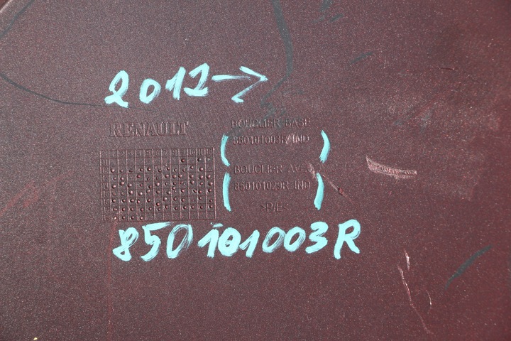 фото №9, Renault zoe бампер зад задний цвет 2012-18