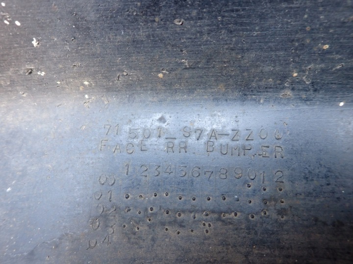 фото №14, Honda stream 01-06 задній бампер 71501-s7a-zz00