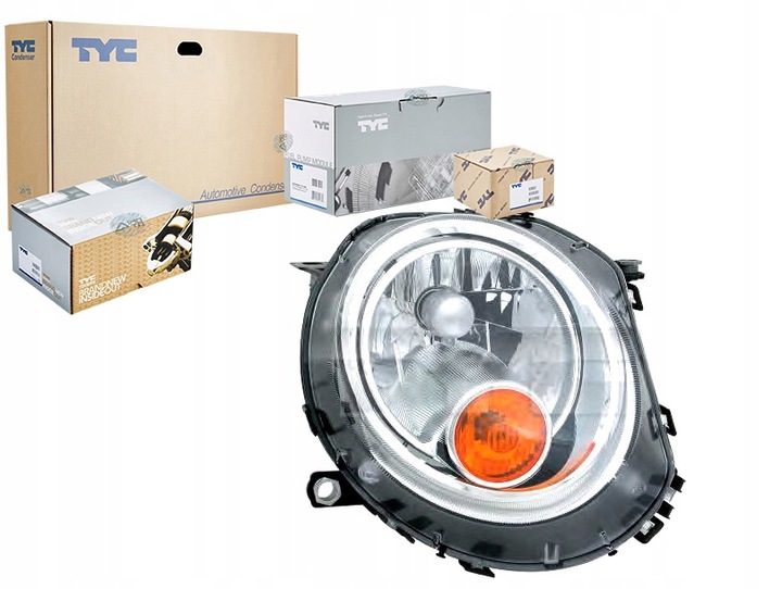 фото №1, Tyc фара p h4, електричний, з двигуном min