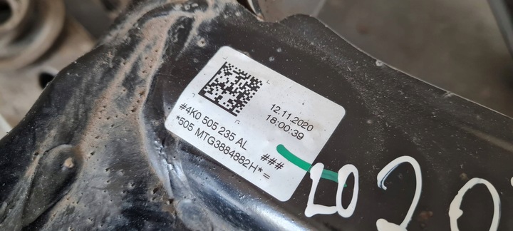 фото №10, A6 c8 4k підвішування підрамник балка зад quattro поворотна опора 4k0505235al a7 4k