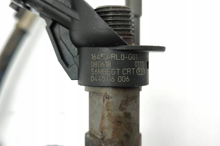 фото №7, Комплект форсунок honda accord viii cu 16790rl0g01 2.2l дизель 110kw 2009