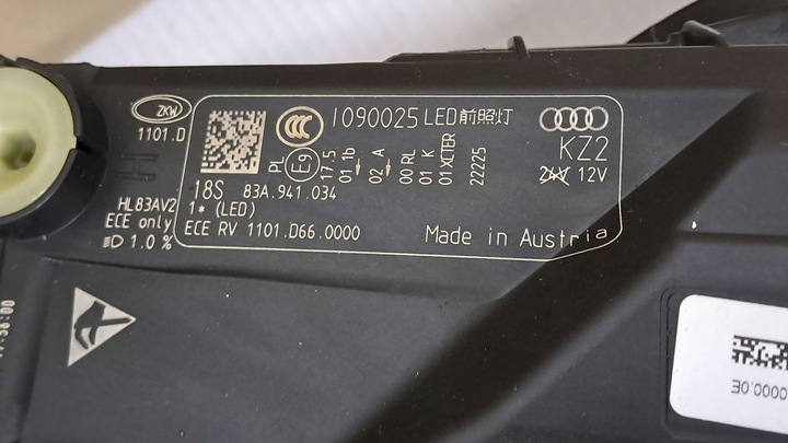 фото №6, Фара лампа audi q3 ii 83a полный led 83a941034