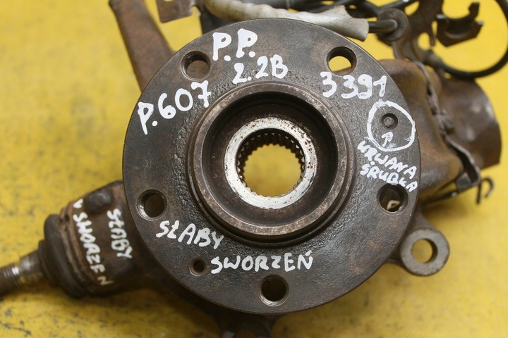 фото №11, Поворотна опора правий перед peugeot 607 2.2b
