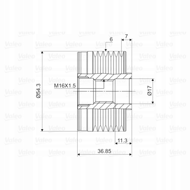 фото №4, Колесо пасове генератора citroen