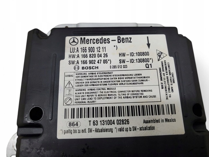 фото №5, Mercedes-benz ml w166 a1669001211 модули подушек воздушных