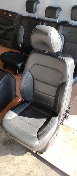 фото №6, Сиденья диван обшивки комплект кожа mercedes gle 166 w66 suv