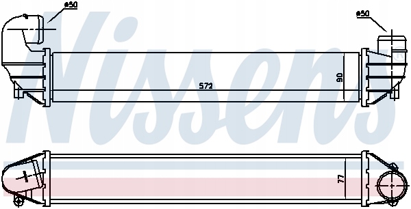 фото №2, Интеркулер nissens do seat alhambra 1.8 1.9 tdi