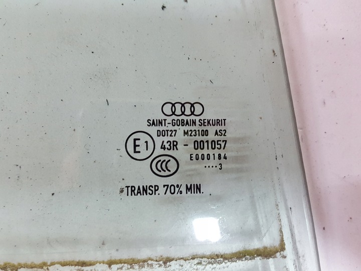 фото №2, Audi a3 8v 13r стекло дверь правая зад sportback