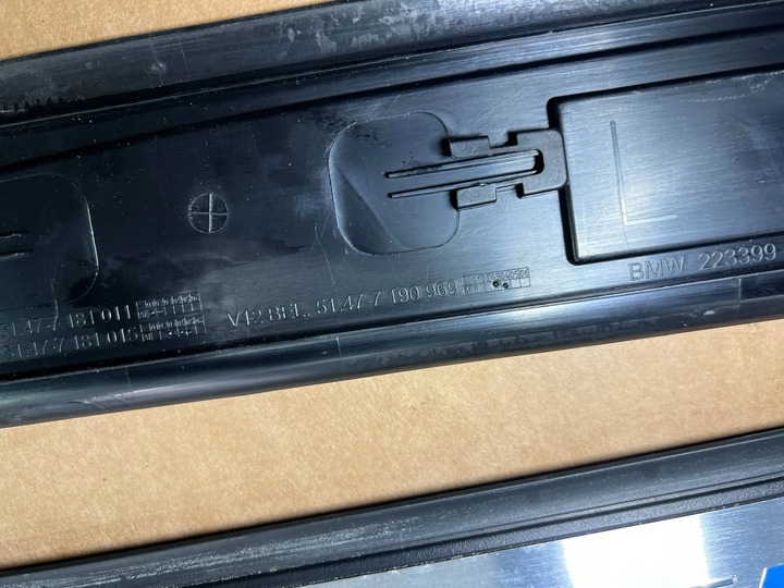 фото №5, Bmw 7 f02 довгий планки накладки порогові m набір комплект 7181011 7190962