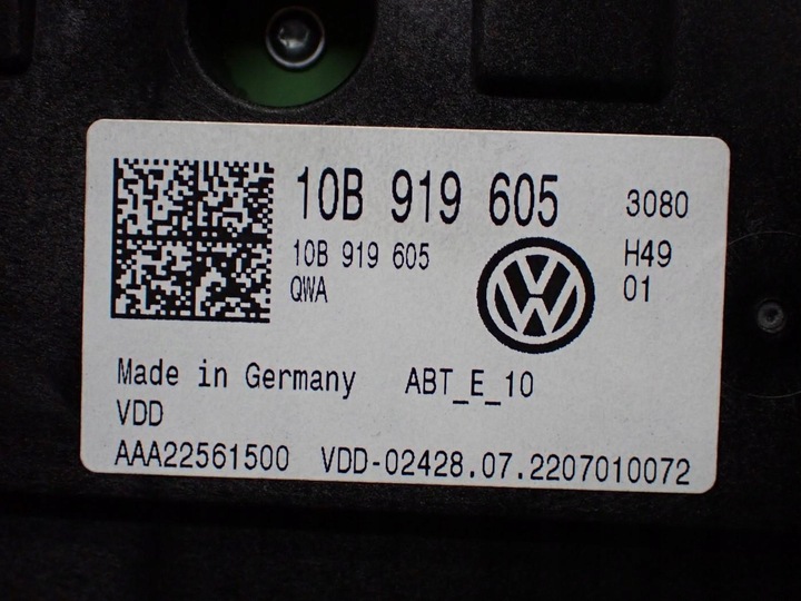 фото №7, Радио навигация навигация заводская европа 10b919605 10a925200d vw id3 id.3 22r