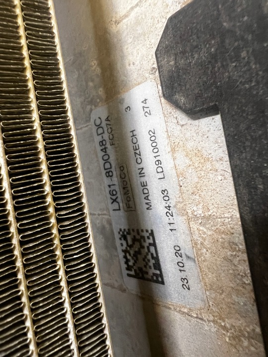 фото №13, Комплект радиатор воды масла вентилятор ic ford kuga mk3 1.5 ecoboost