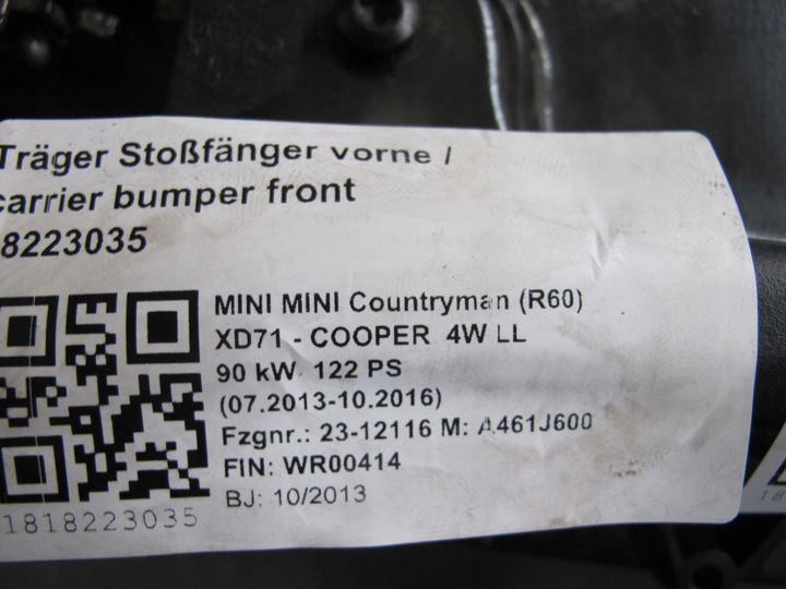 фото №7, Капот бампер pas лампа mini r60 b62