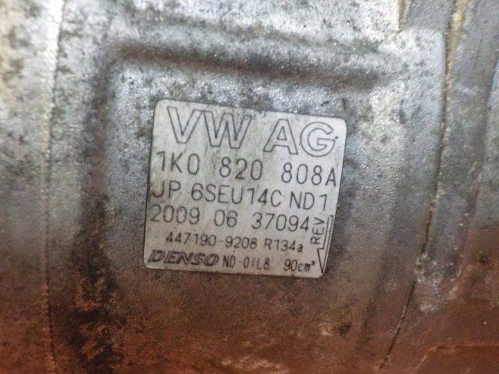 фото №5, Golf vi leon eos 2.0 tsi 11r 211km ccz компрессор кондиционера 1k0820808a