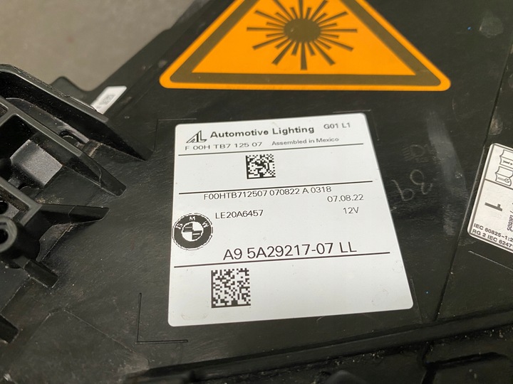 фото №7, Bmw x3 g01 x4 g02 laser light комплект лампа рестайлінг