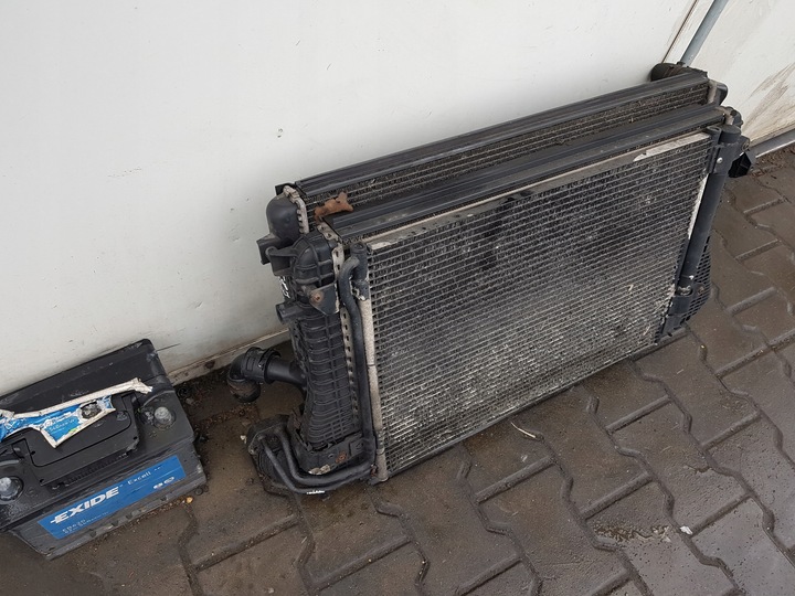 фото №4, Audi tt 8j 06-14r 2.0 tfsi радіатор вентилятори