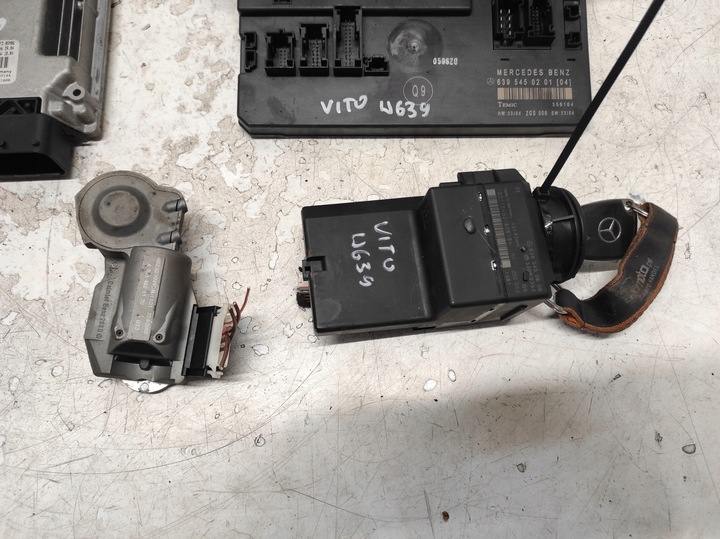фото №5, Mercedes vito w639 03- 2.2cdi набір стартовий блок керування a6461532691