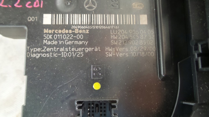 фото №6, Модуль mercedes w207 w204 2049060405 a2049060405