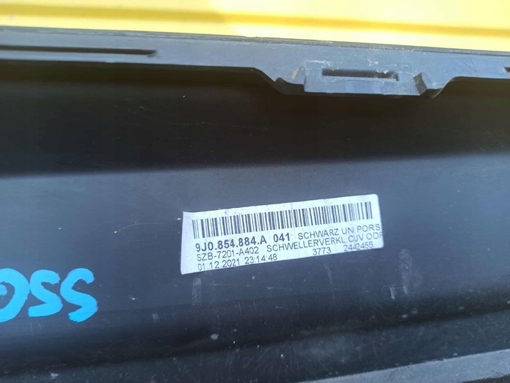 фото №14, Porsche taycan 4s планка порогова gran туризмо cross ліва права 2023r