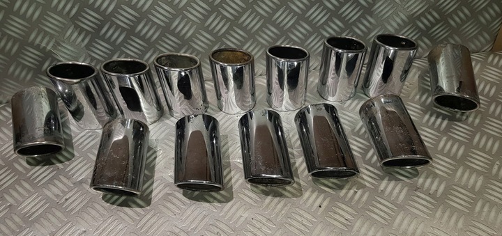 фото №10, Bmw e60 e61 530d 2.5 3.0 d наконечник глушник хром накладка вихлоп 7534036