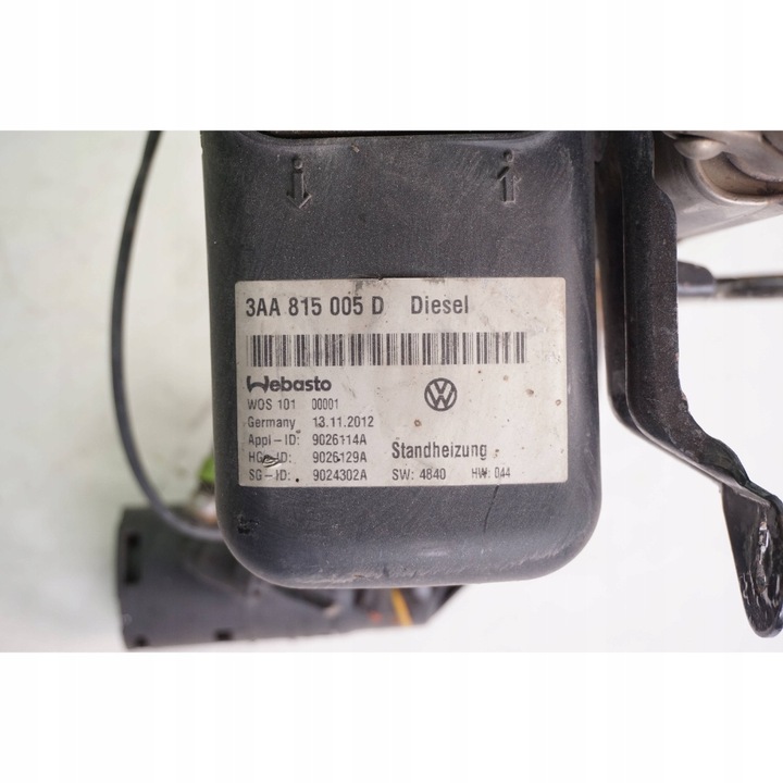 фото №9, Отопление стояночный вебасто vw passat b7 3aa815005d 9026129a