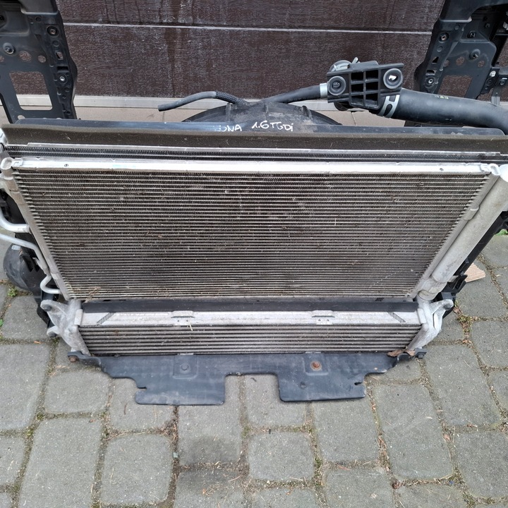 фото №8, Hyundai kona 1.6 tgdi pas переднее комплектный радиатор усилитель