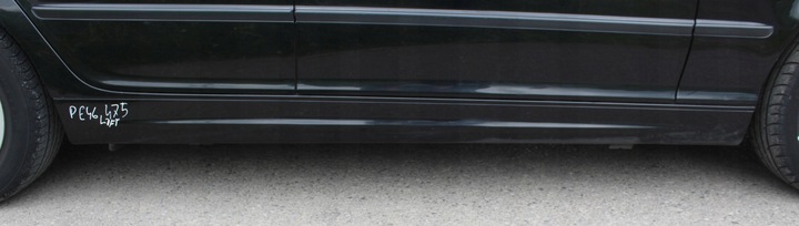 фото №1, Планка накладка пороговая правая bmw e46 475 чёрный sh