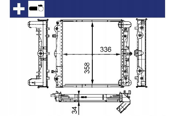 фото №10, Радіаторів двигуна води porsche 911 911 targa boxster 2.5-3.6