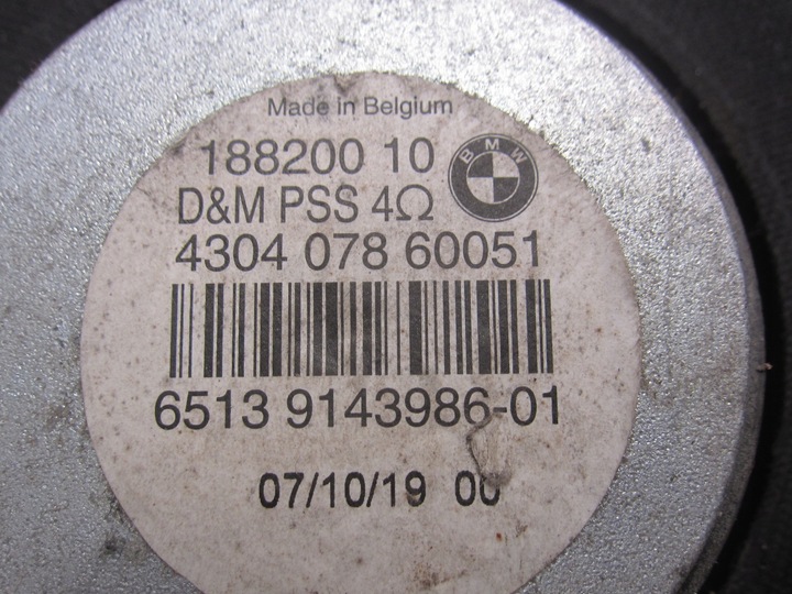 фото №10, Bmw e81 e87 e90 e91 e92 динамік hifi низькочастотний 65139192462 9192462 правий