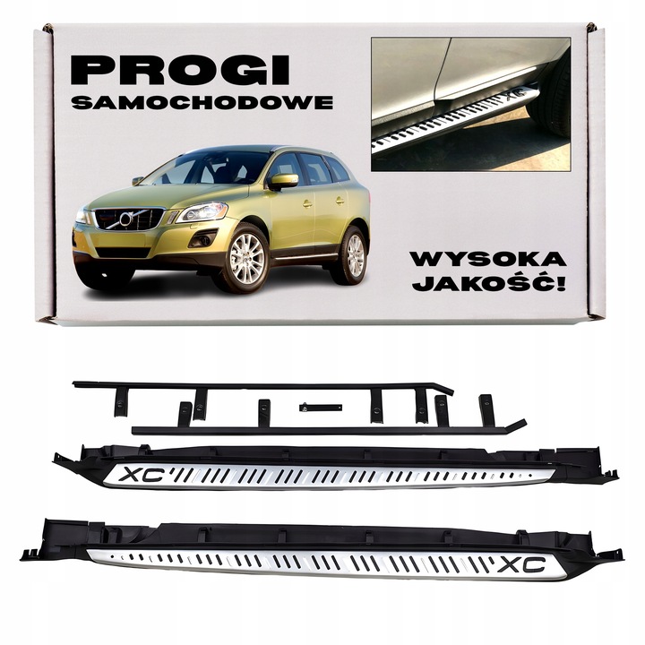 фото №1, Volvo xc60 i 2013-2017 po фейсліфтінг градуси бічні пороги + гвинти