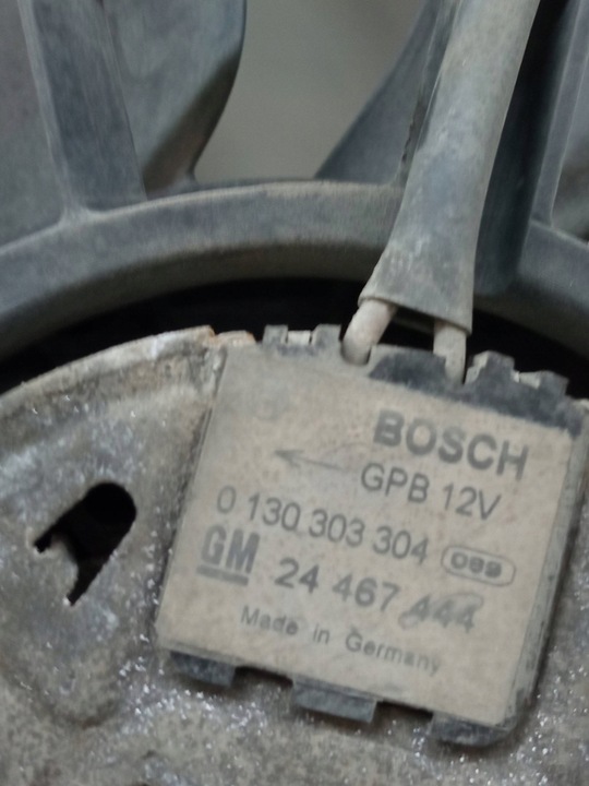 фото №3, Вентилятор радиатор 1.9 cdti b 0130303304 24467444 opel zafira ii