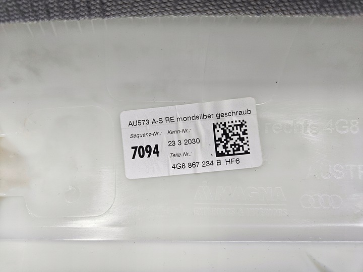 фото №8, Audi a7 c7 захист стійка права оббивка оригінал 4g8867234b