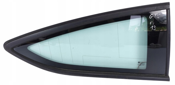 фото №1, Скло кузовна крила правий зад opel astra iv j gtc 3d hb as2 2013r