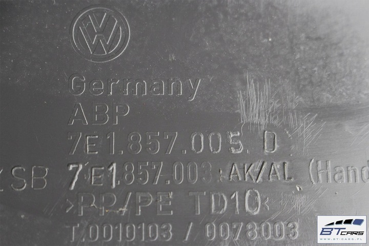 фото №12, Vw transporter t5 t6 консоль панель rozdzilecza капот pulpit 7e1857005d 7e1