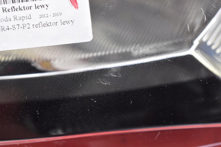 фото №13, Фара лівий лампа перед uk skoda rapid 1 i 12-19