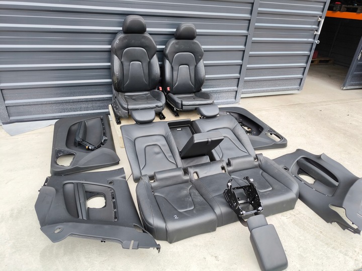 фото №16, Сидіння сидіння audi a5 8t купе шкіра s line bez підігріву комплект 2 !!!