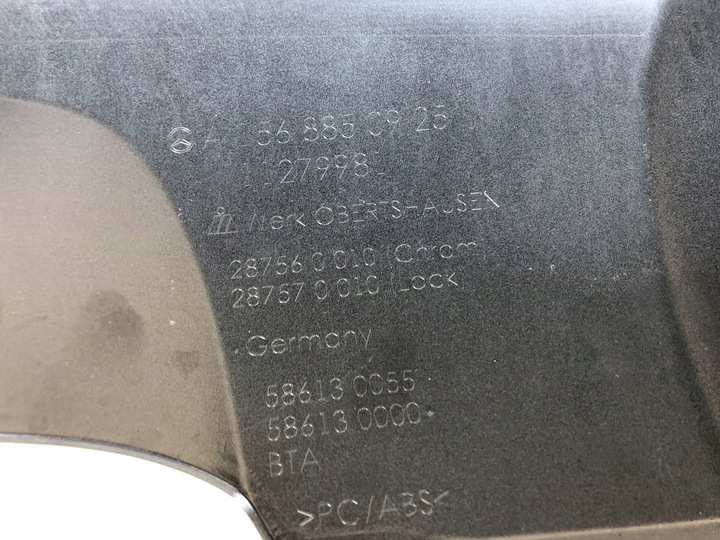 фото №10, Накладка задня спойлер mercedes gla w156 x156 aso