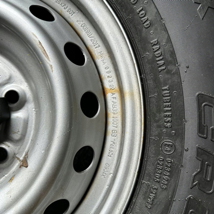 фото №12, Ford ranger диски стальные шины летние новое continental 7jx16 et55 6x139.7