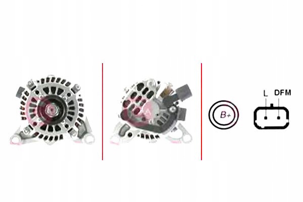 фото №2, Casco генератор citroen c2 1.1 jm_