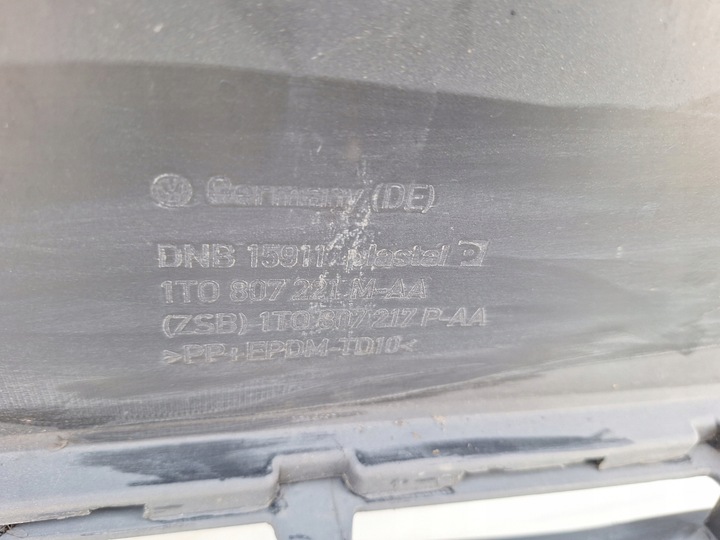 фото №14, Vw touran caddy бампер перед переднее 1t0807221m