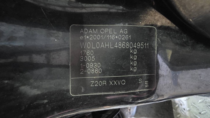 фото №12, Opel astra h 3 iii 1.6 pas фара решітка лампи бампер радіатор z20r комплект