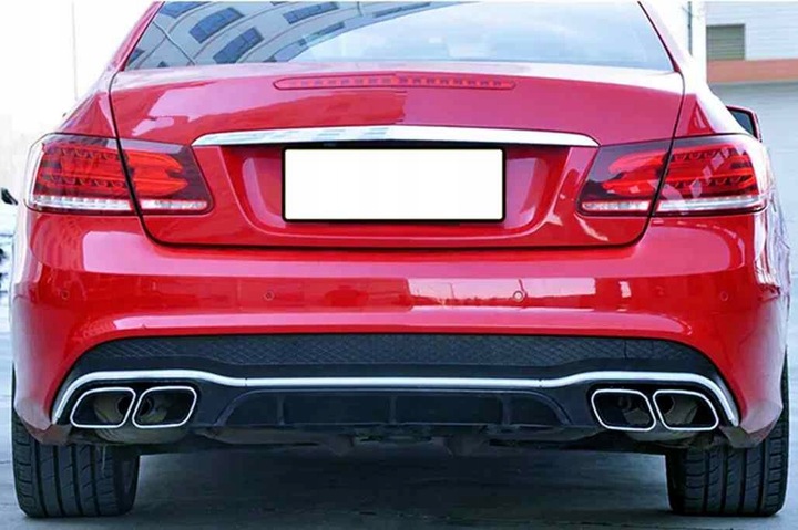 фото №8, Дифузор mercedes e w207 c207 13-17 amg e65 e63 купе cabrio чорний блиск