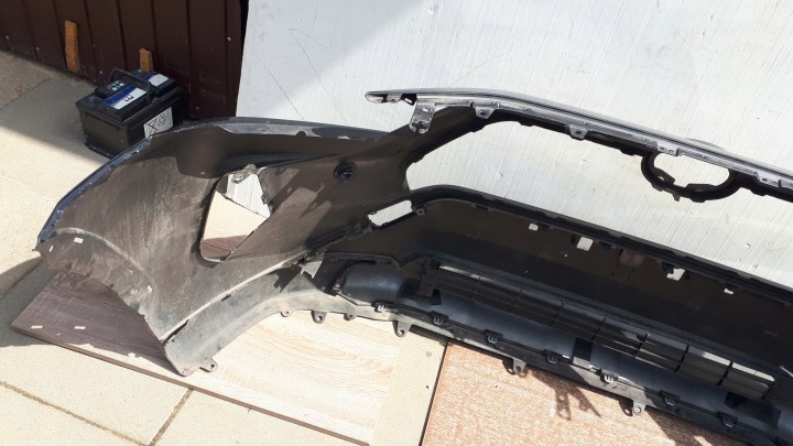 фото №12, Toyota rav4 v 18-22 бампер передній решітка