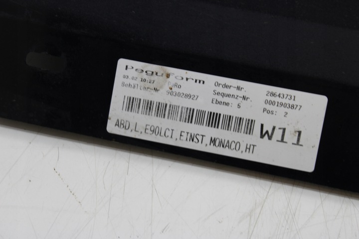 фото №11, Bmw e91 e90 монако-блакитний/синій планка накладка порогова ліва 7202651