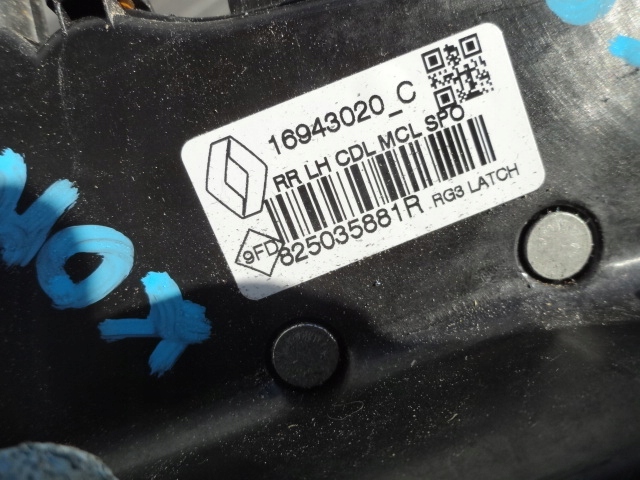 фото №3, Renault megane iv 2020 замок двері лівий зад хром