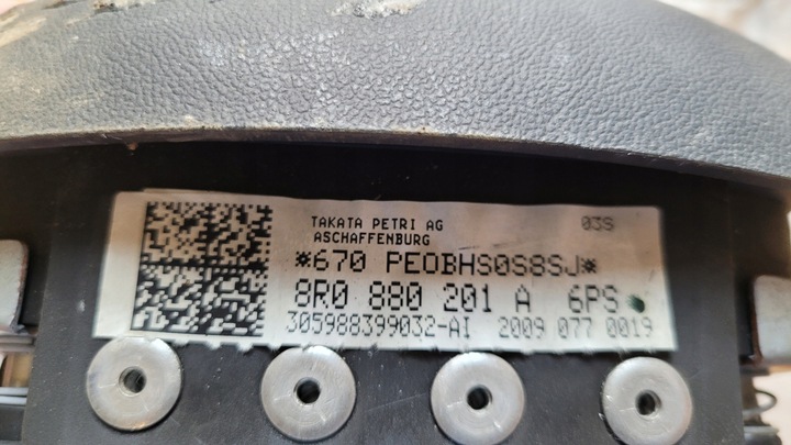 фото №6, Подушка водія audi q5 8r0880201a 4-важелі оригінал