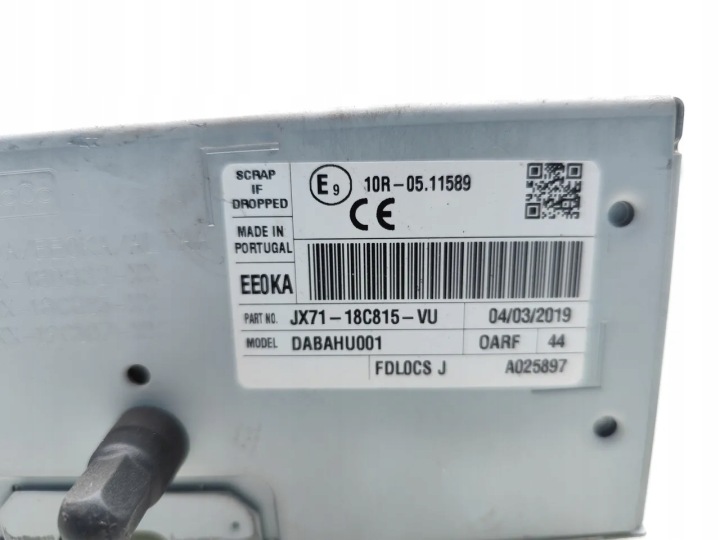 фото №7, Ford focus магнітола cd player. 2019 estate 4/5dr jx71-18c815-vu dabahu001