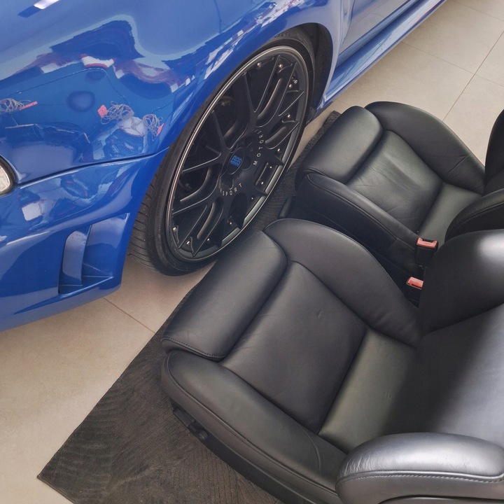 фото №16, Сидіння recaro audi rs4 b5 s4 a4 шкіра szwajcaria jak нове комплектні