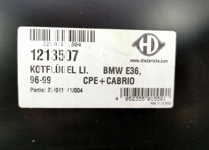 фото №10, Крыло bmw 3-reihe e36 90-99